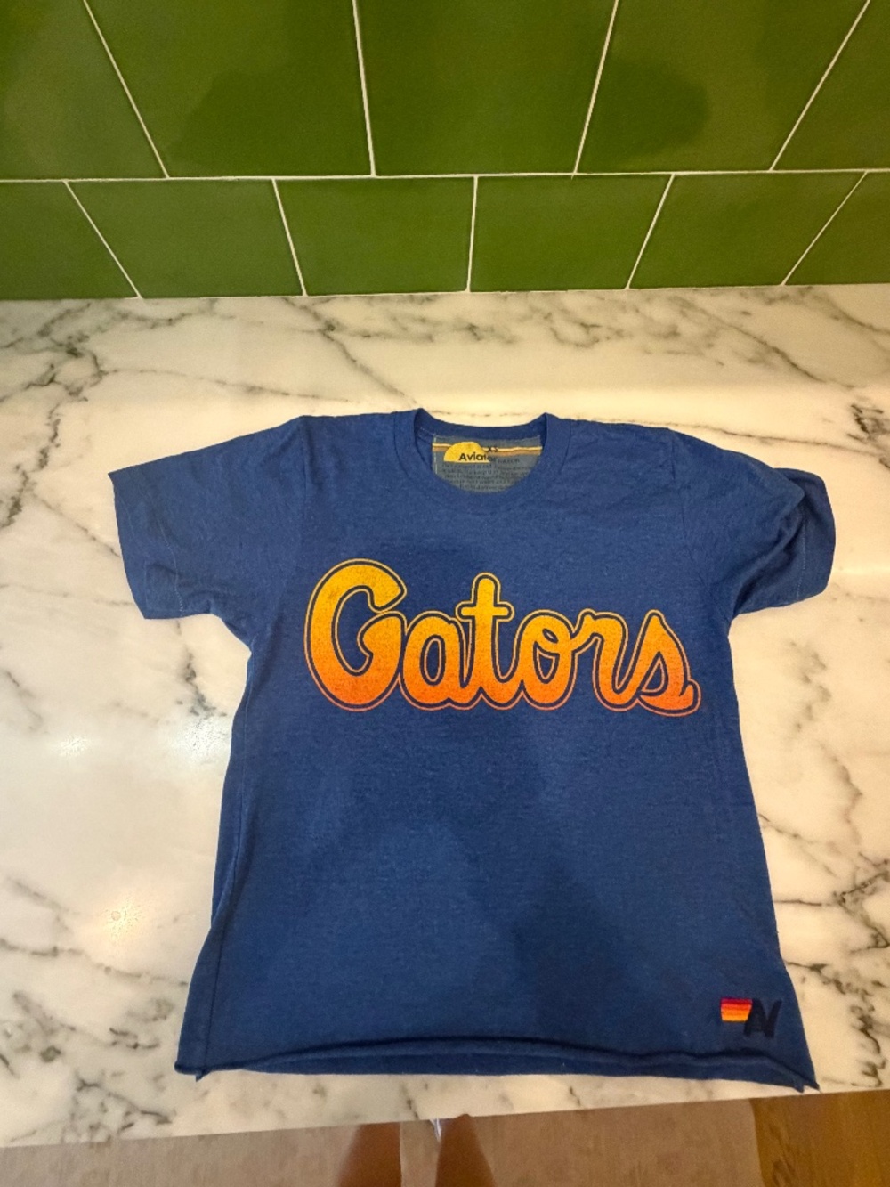 💙Bright Blue Aviator Nation "Gators" 🐊 Tee💙